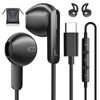 USB C Headphones for iPhone 15/15 Pro/ 16 Pro Max Galaxy S24 Ultra Type C Wired Earbuds with Microphone Noise Isolation Stereo in Ear USB C Earphones Wired for Samsung S22 Ultra S23 Android