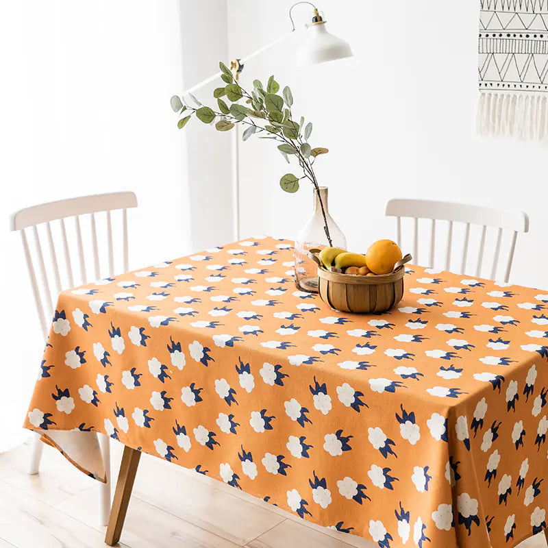 Table Cover for Home Long Oval Dining Table