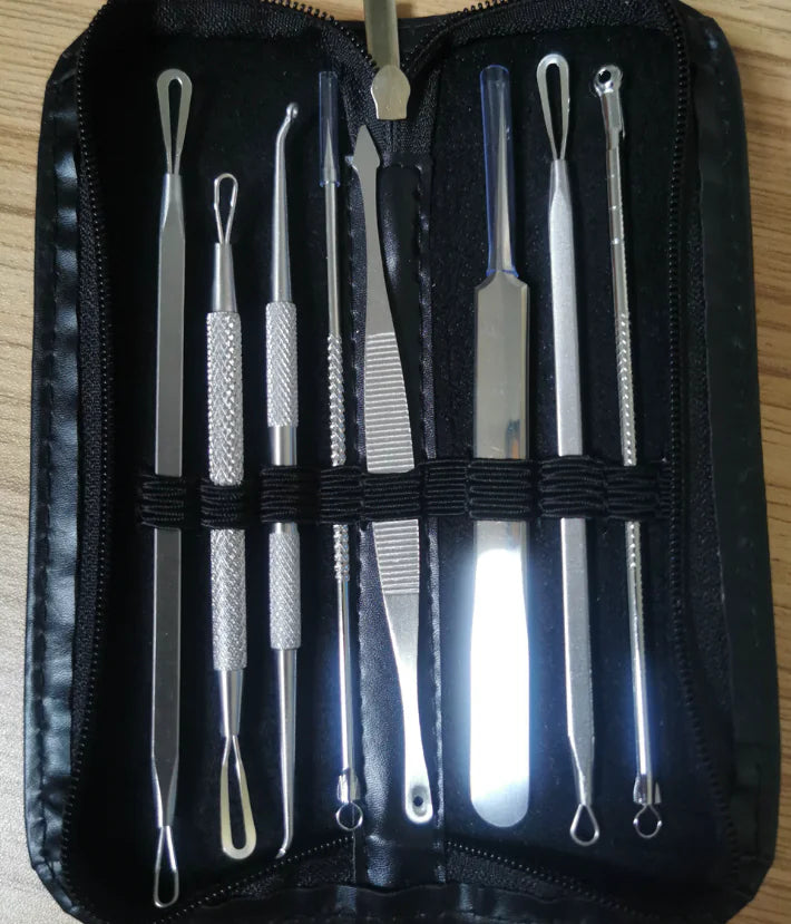 5-Piece Beauty Tool Set for Acne and Foot Care