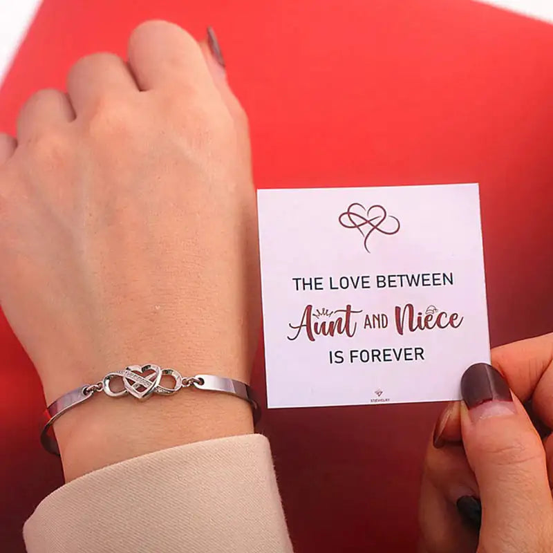 Eternal Heart to Heart Bracelet - Creative Design