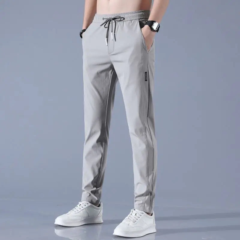 Men's Summer Thin Loose Fit Stretch Casual Pants
