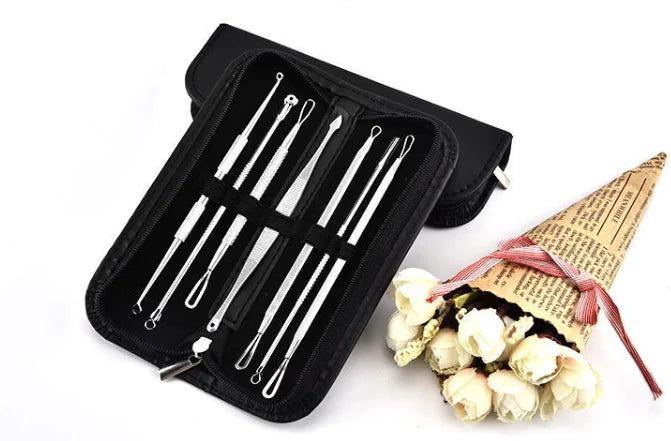 5-Piece Beauty Tool Set for Acne and Foot Care