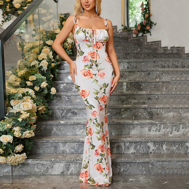 Slim Fit Sheath Casual Dress – Sleeveless High Waist Summer Dress