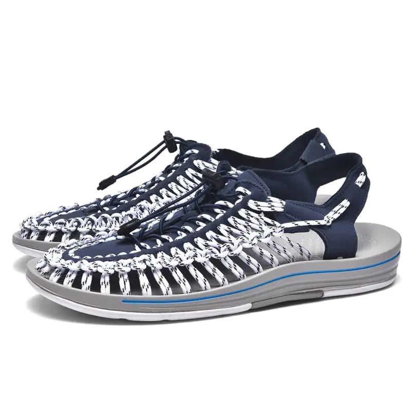 Men's Multicolor Plus Size Beach Sandals for Summer