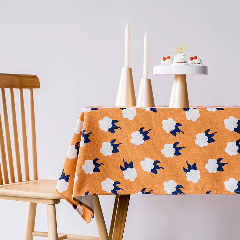 Table Cover for Home Long Oval Dining Table