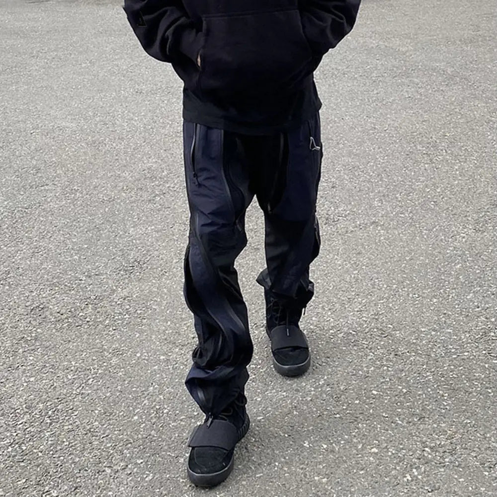High Street Multi-pocket Drawstring Trousers