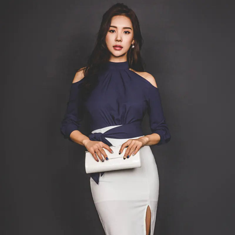 Split Hem Midi Skirt, One-Step Skirt Design