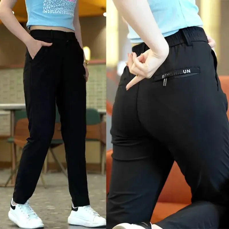 Men's Summer Thin Loose Fit Stretch Casual Pants