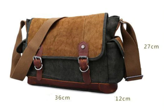 Retro Canvas Shoulder Bag for Men (New Arrival)