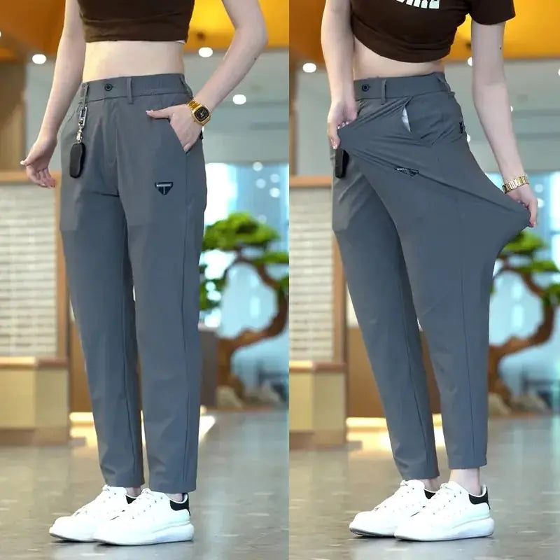 Men's Summer Thin Loose Fit Stretch Casual Pants