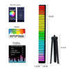 3D Double-sided Pickup Light RGB Voice Control Music Rhythm Lamp