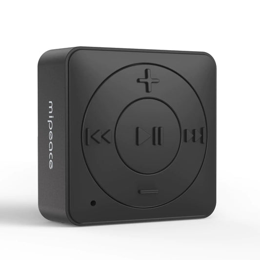 MIPEACE Bluetooth Audio Adapter for Headphones Bluetooth 5.3 Receiver 3.5mm Jack Aux Wireless Audio Adapter for Speaker Car Home Stereo(Black)