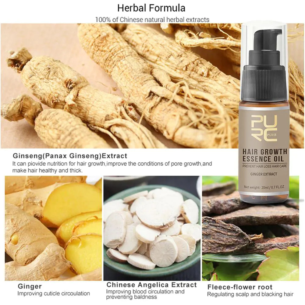 PURC Hair Growth Serum - Nourishing Treatment 20ml