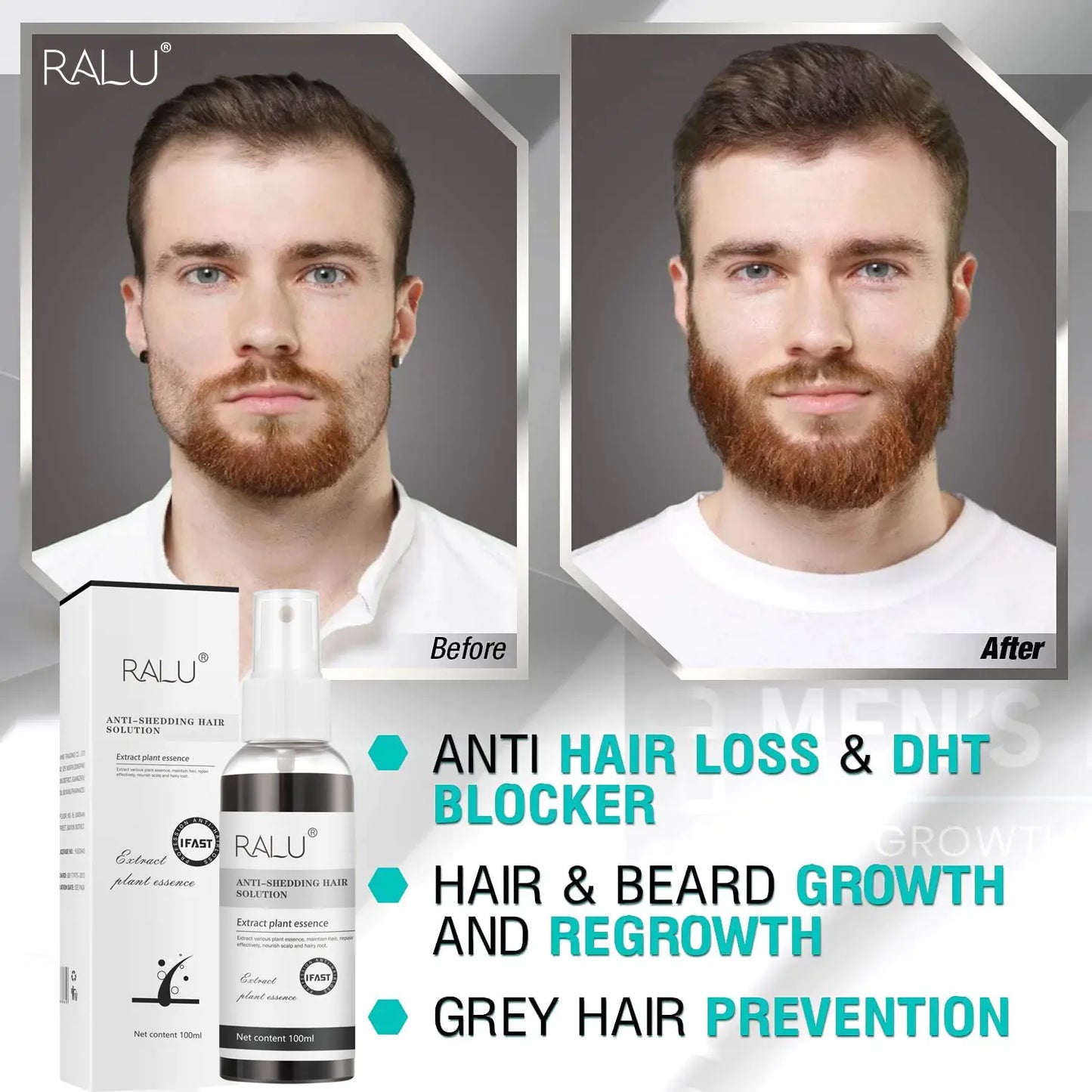 Herbal Hair Growth Spray for Strong Roots and Nourishment