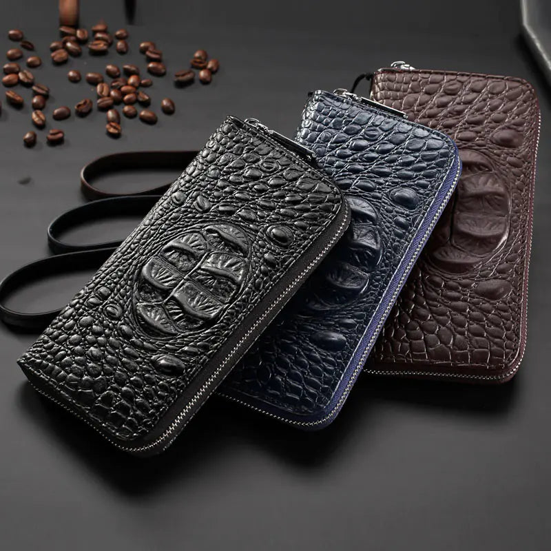 Crocodile Pattern Shoulder Messenger Bag