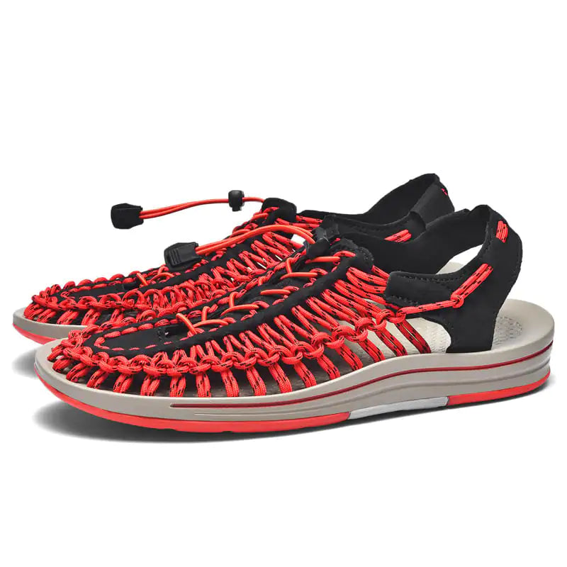 Men's Multicolor Plus Size Beach Sandals for Summer