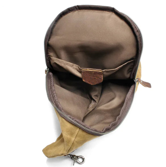 Waterproof Waxed Canvas Retro Men's Backpack