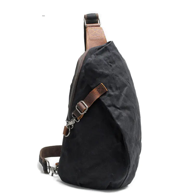 Waterproof Waxed Canvas Retro Men's Backpack