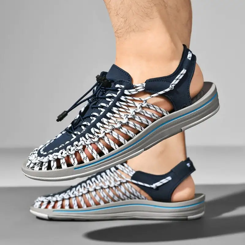 Men's Multicolor Plus Size Beach Sandals for Summer