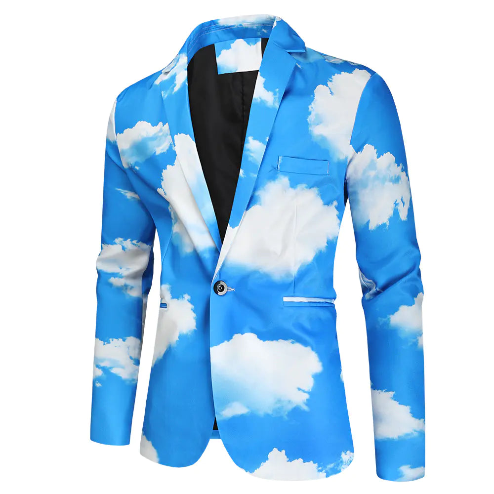 Slim Fit Casual Men's Blazer for Trendy Style