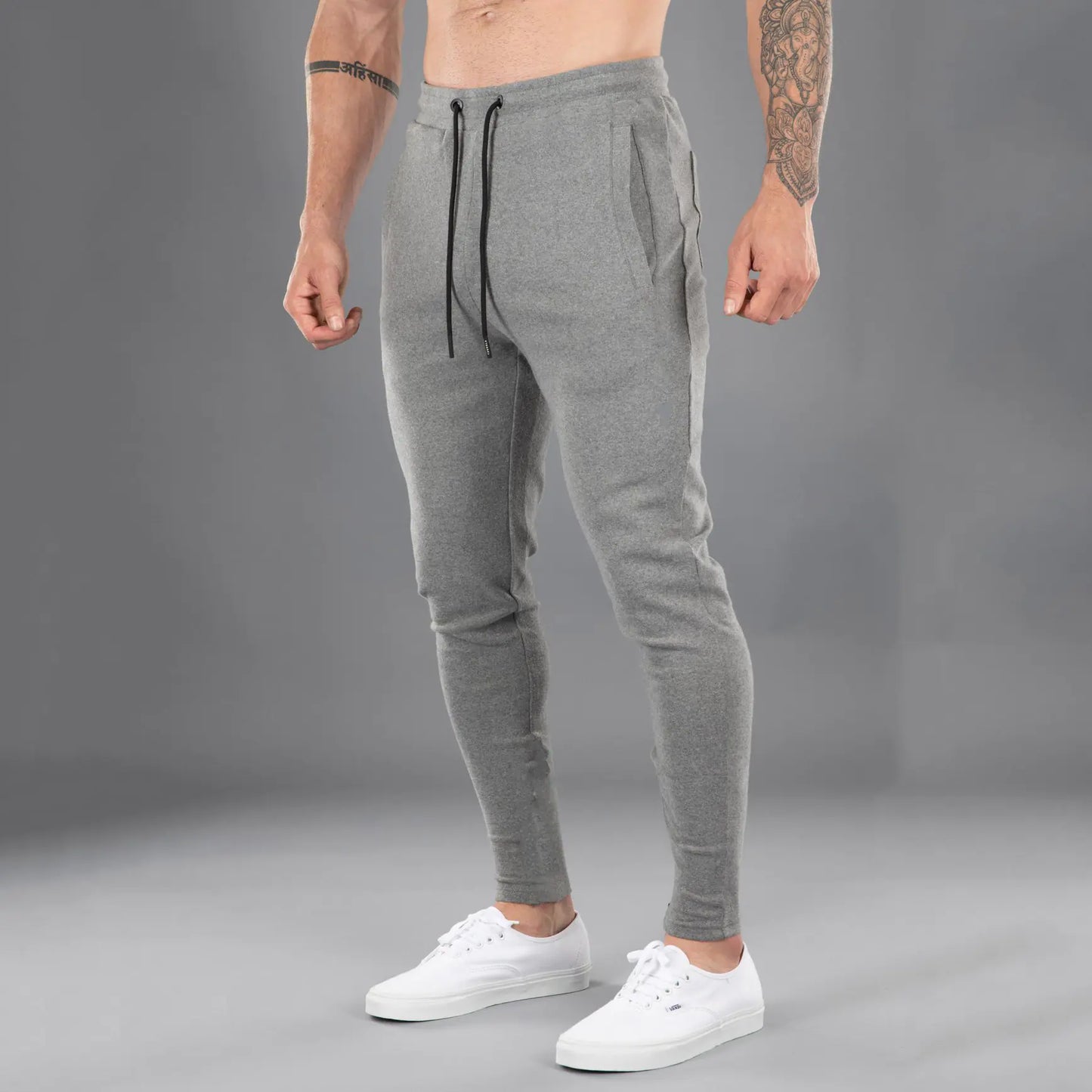 Men's Cotton Skinny Stretch Casual Sports Pants