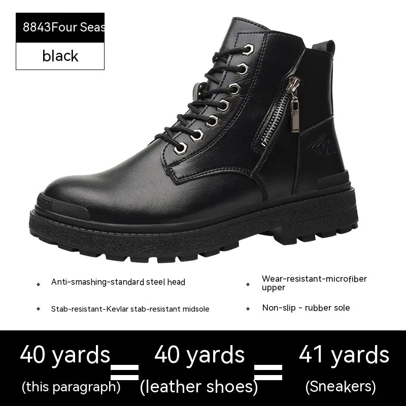 High Top Anti-Impact Protective Labor Shoes