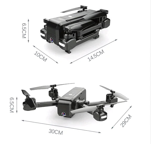Foldable Quadcopter with GPS and WiFi Camera