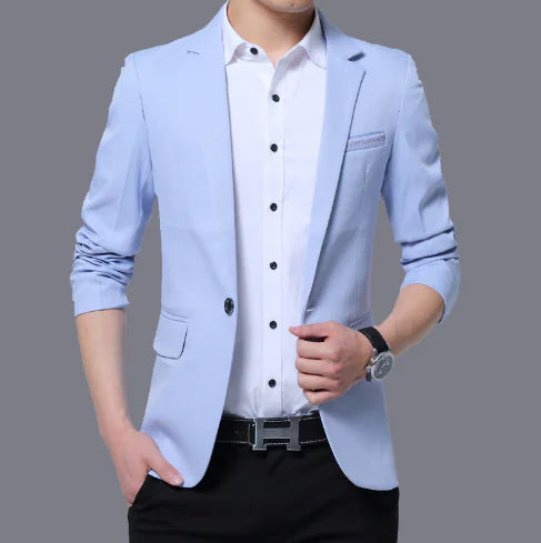 Slim Casual Men's Blazer for Trendy Comfort