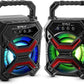 Portable Wireless Bluetooth Speaker with TWS Function - Rechargeable Bluetooth Speaker - LES flashing Lights