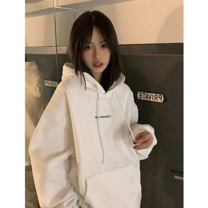 Trendy Loose Korean Style Windbreaker Coat