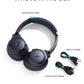 Soundcore by Anker Q20i Hybrid Active Noise Cancelling Headphones, Wireless Over-Ear Bluetooth, 40H Long ANC Playtime, Hi-Res Audio, Big Bass, Customize via an App, Transparency Mode