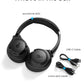 Soundcore by Anker Q20i Hybrid Active Noise Cancelling Headphones, Wireless Over-Ear Bluetooth, 40H Long ANC Playtime, Hi-Res Audio, Big Bass, Customize via an App, Transparency Mode