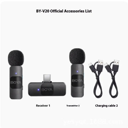 Wireless Collar Clip Microphone