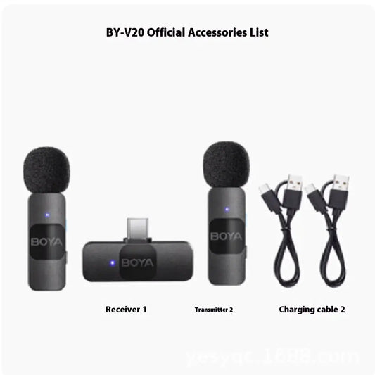 Wireless Collar Clip Microphone