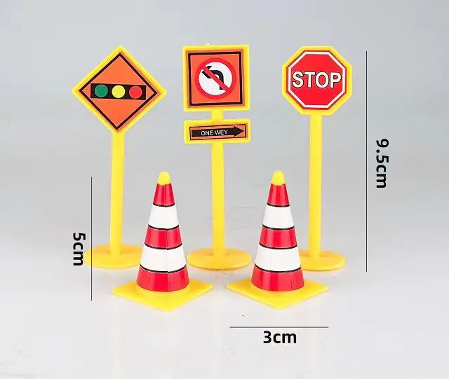 Construction Vehicle Cake Decoration Toy Set for Kids