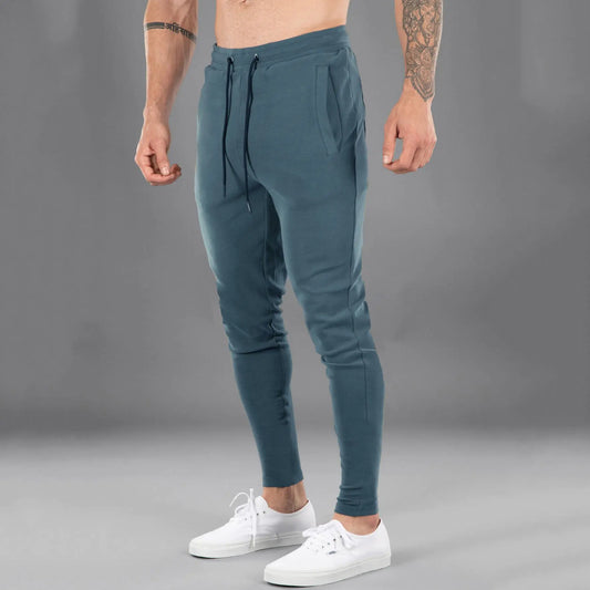 Men's Cotton Skinny Stretch Casual Sports Pants