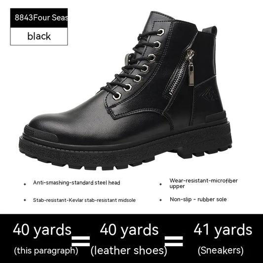 High Top Anti-Impact Protective Labor Shoes