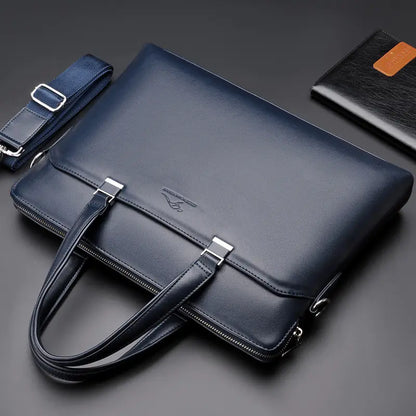 Men's Business Handbag and Shoulder Crossbody Bag