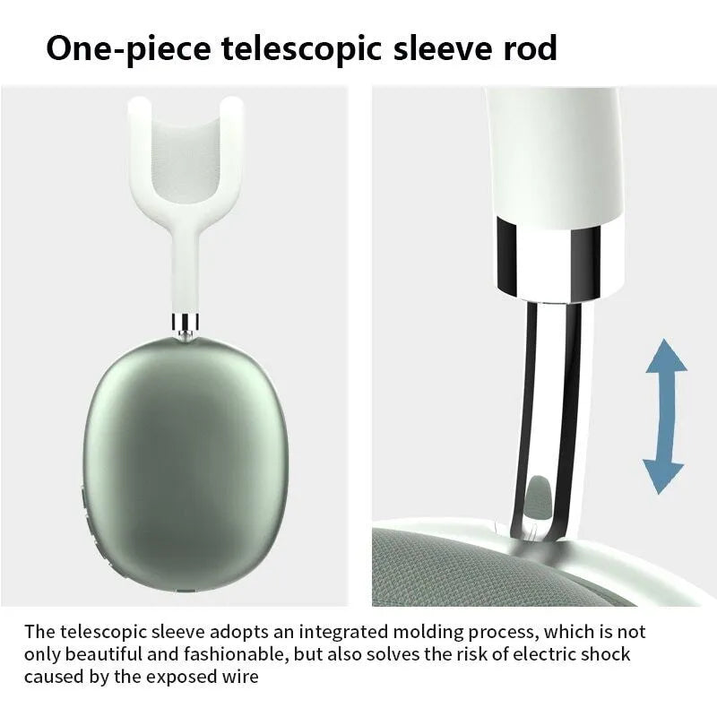 Wireless Bluetooth Headphones With Noise Cancelling Over-Ear Sport Earphones UK