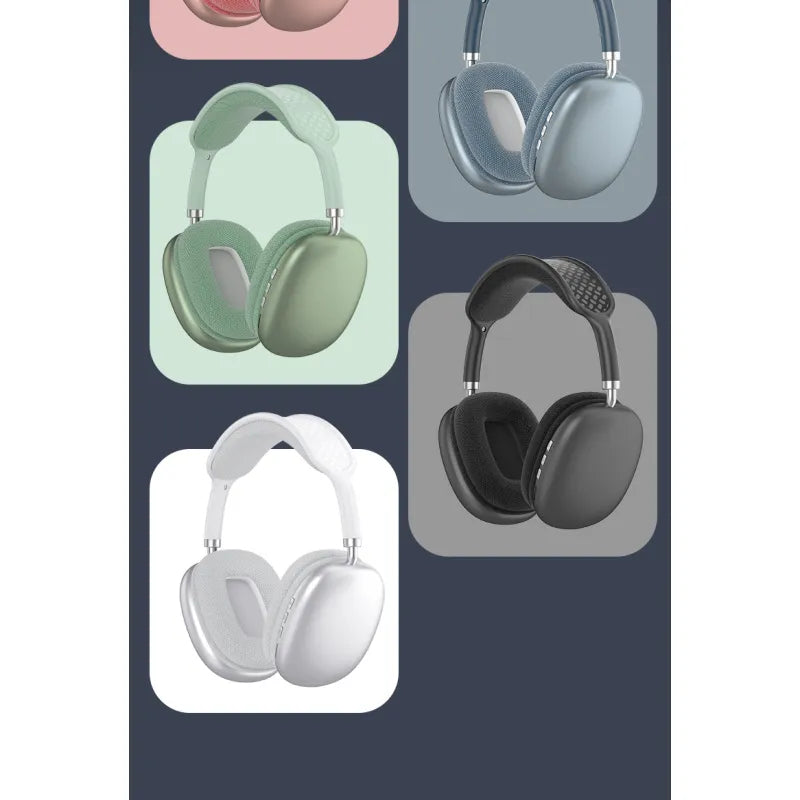 Wireless Bluetooth Headphones With Noise Cancelling Over-Ear Sport Earphones UK