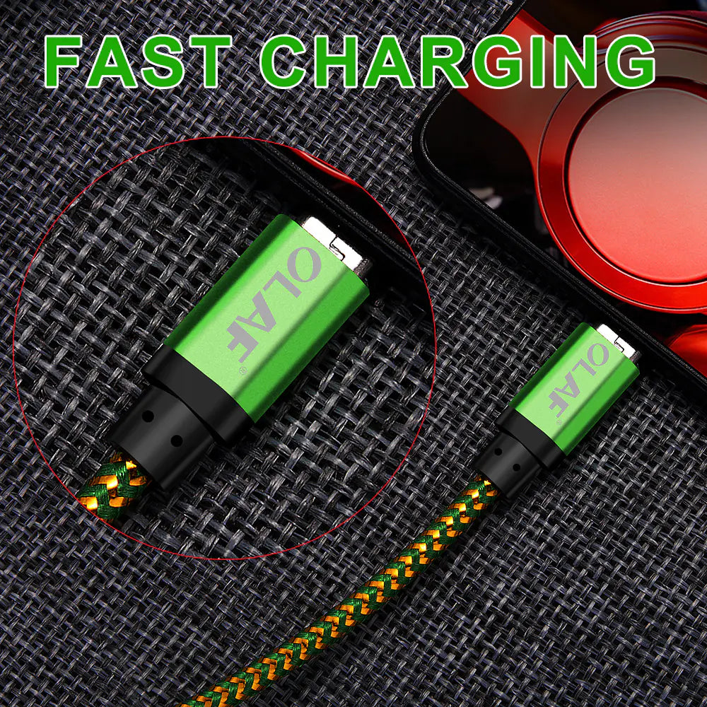 Durable Android Type-C Data Cable for iOS Devices