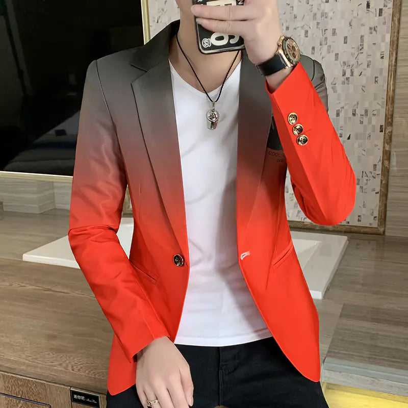 Slim Fit Men's Blazer - Trendy and Comfortable Fashion