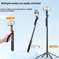 Bluetooth Quadrupod Selfie Stick Tripod