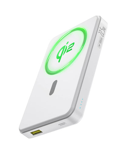 Baseus Magsafe Portable Charger for iPhone 10000mAh 15W Magnetic Power Bank Qi2 Certified Fast Charging Wireless Battery Pack 22.5W USB-A & 20W USB-C for iPhone 16/15/14/13/12 2024 Version White