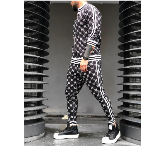 Men's Casual Sporty Zipper Set - Trendy Spring/Fall Style