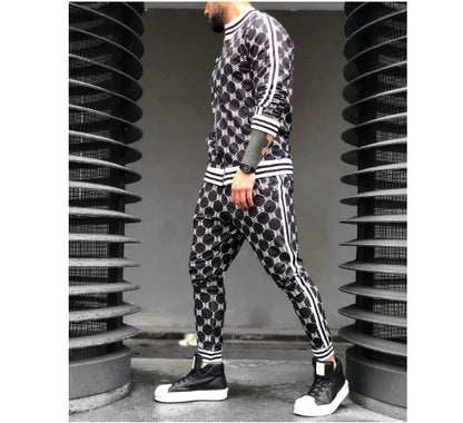 Men's Casual Sporty Zipper Set - Trendy Spring/Fall Style
