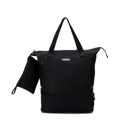 Large Capacity Portable Canvas Gym Duffel Bag
