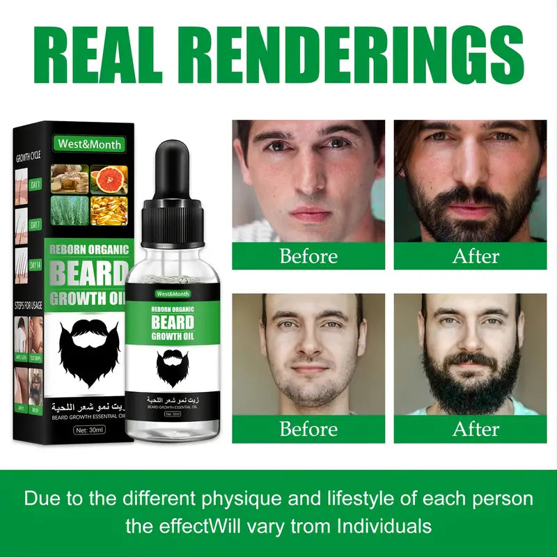 Beard Care Oil & Serum for Hair Thickening and Volume