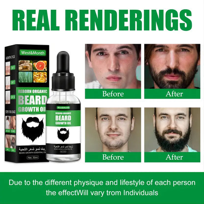 Beard Care Oil & Serum for Hair Thickening and Volume