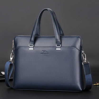 Men's Business Handbag and Shoulder Crossbody Bag